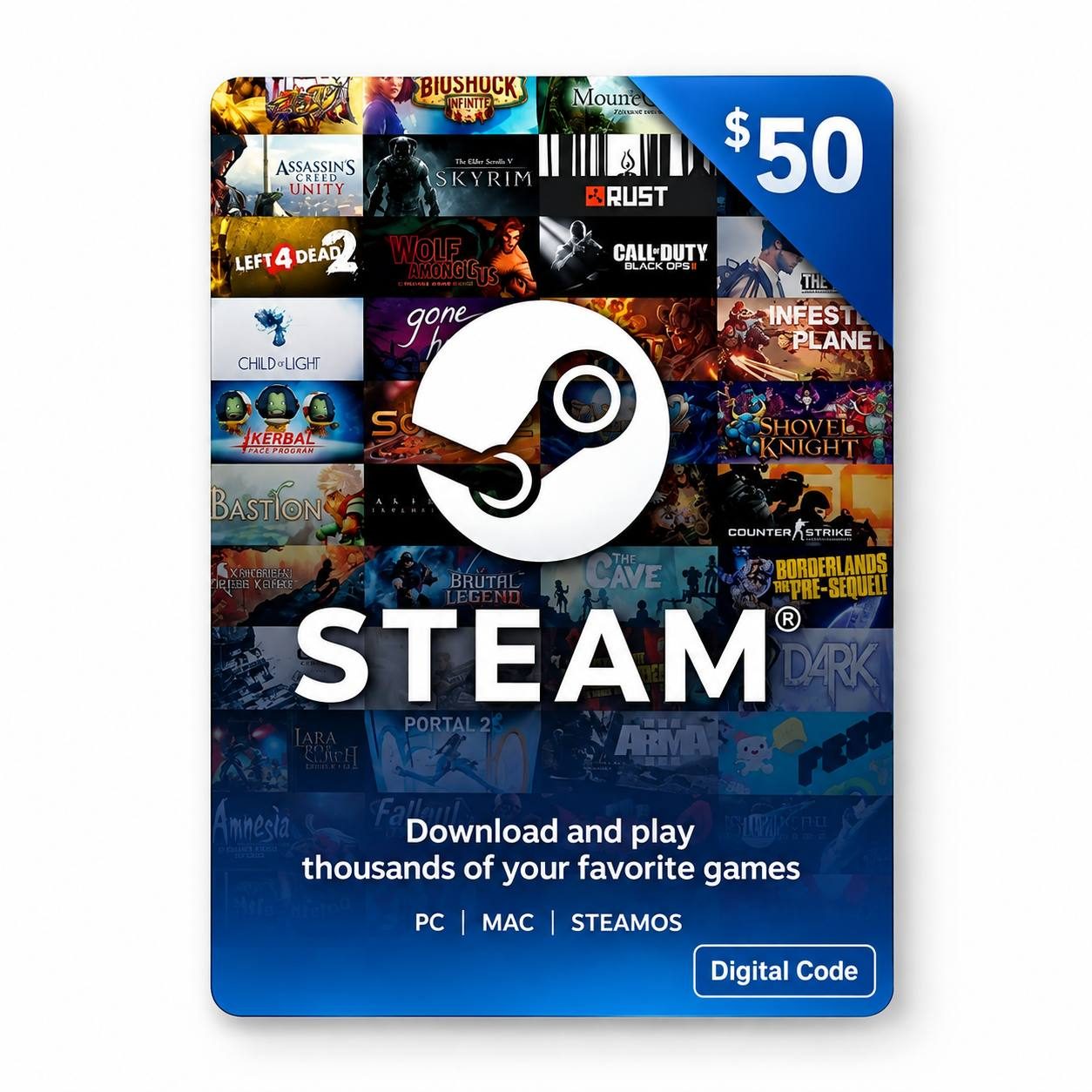 STEAM GIFT CARD (USA)🇺🇲